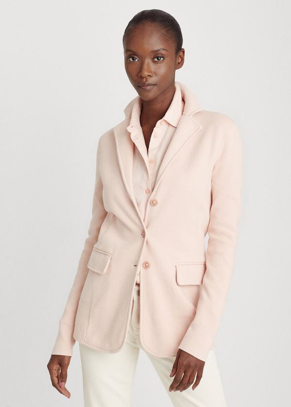 Blazer Ralph Lauren Mujer Rosas - Tubular-Trimmed - JULCF2983